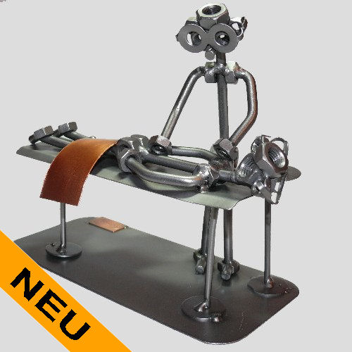 Masseur mit Patient